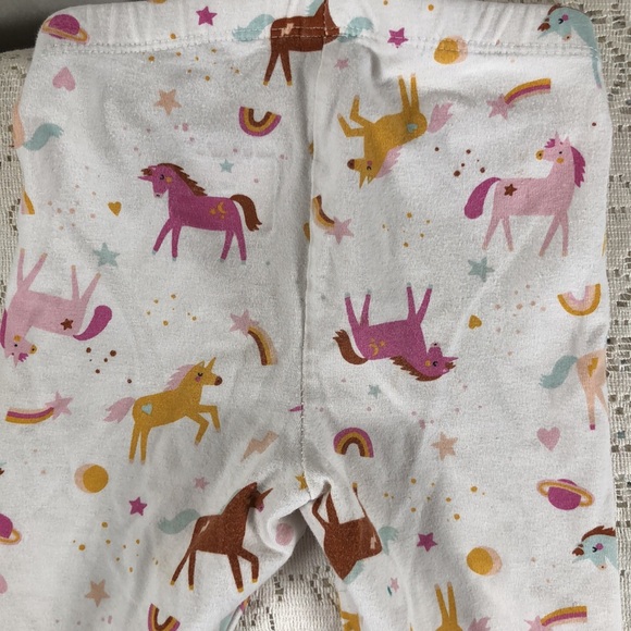 Cat and Jack - Colorful Unicorn, and Space Themed Leggings. Jammie pants or not - Picture 3 of 4